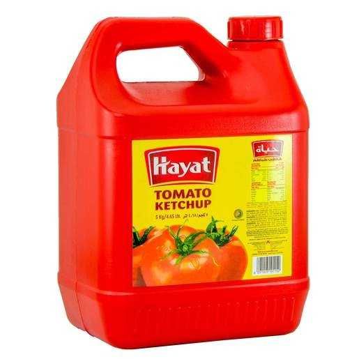 Hayat Tomato Ketchup Gallon 5ltr x 4