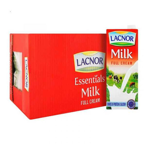 Lacnor Milk Full Cream 1 Litre x 12