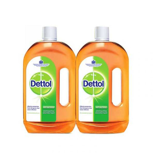 Dettol Antiseptic Disinfectant Liquid 1L x 2