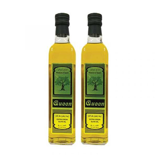 Queen Extra Virgin Olive Oil Glass Bottle 500ml x 2