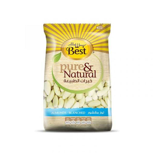 Best Pure & Natural Almonds Blanched Bag 325g