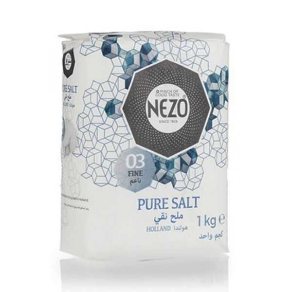 Nezo Pure Table Salt Blue 1kg x 12