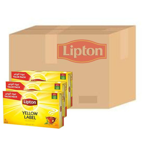 Lipton Yellow Label Black Tea 200 Tea Bags x 16