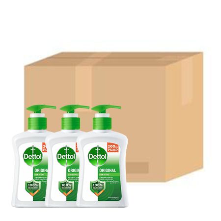 Dettol Hand Wash Original 200ml x 3 x4