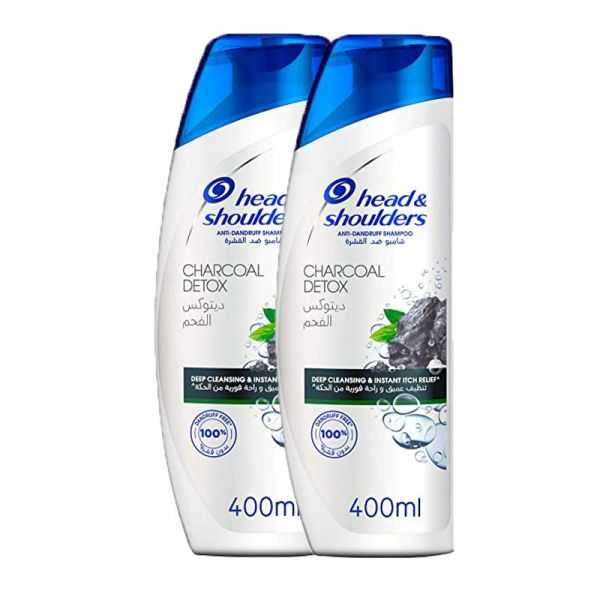 Head & Shoulders Charcoal Anti-Dandruff 400mlx2