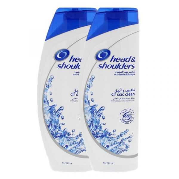 H & S Classic Clean Anti-Dandruff 400mlx2