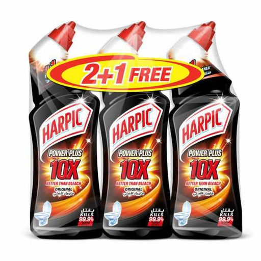 Harpic Toilet Cleaner Power Plus Original 750ml x 3