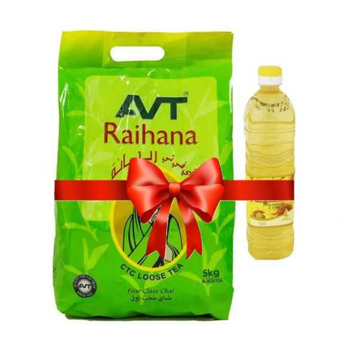 AVT Premium Dust Tea Powder Packet 5kg +750 ml Sunflower Oil