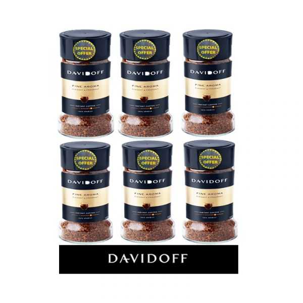 Davidoff Cafe Fine Aroma Instant Coffee 6x100g