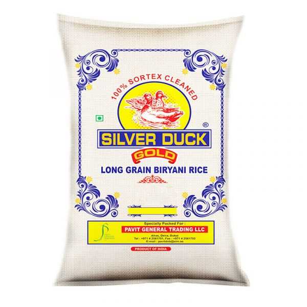 Silver Duck Gold Long Grain Biriyani Rice 10kg