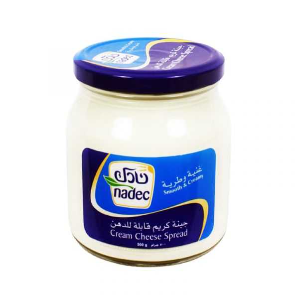 Nadec Cream Cheese Glass 500g x 2