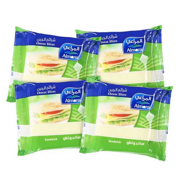 Almarai Sandwich Cheese Slices 200gm × 3+1 Free