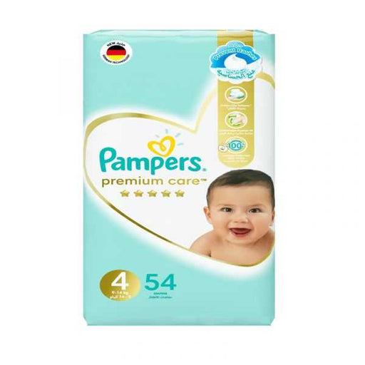 Pampers Premium Care Diapers Size 4 9-14kg 54pcs