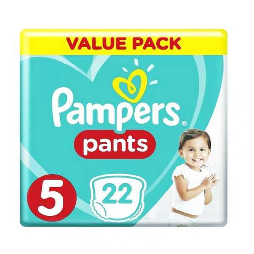 Pampers Pants Baby Dry Diapers Value Pack Size 5, 12-18kg