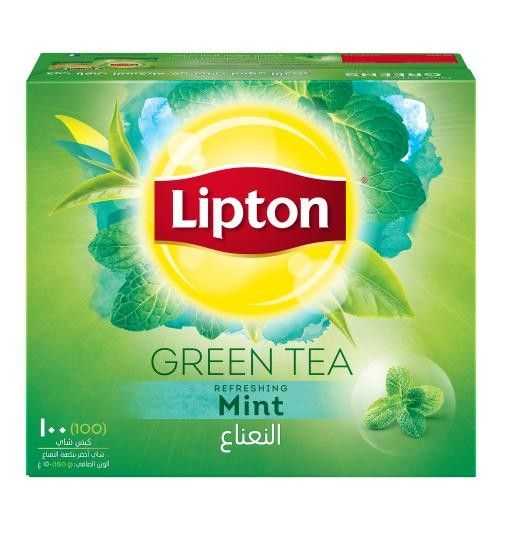 Lipton Green Tea Mint 100 Tea Bags