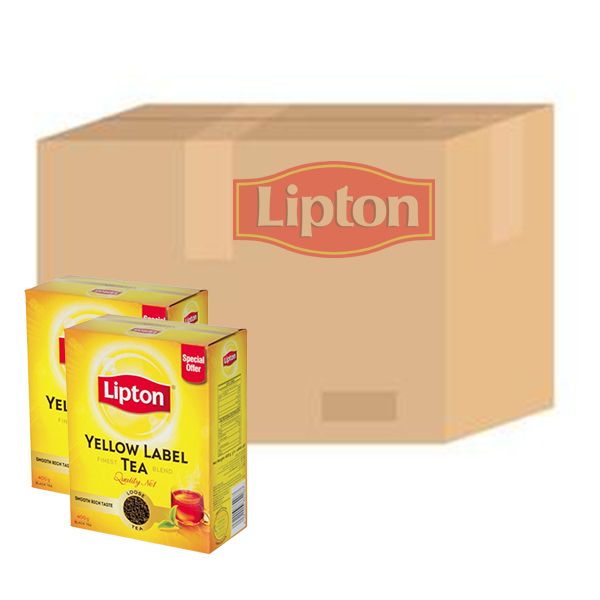 Lipton Yellow Label Black Tea Powder Loose 400g x 24