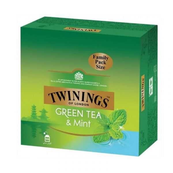 Twinings Green Tea Mint 100 Tea Bags