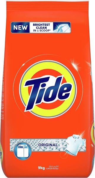 Tide Semi Automatic Detergent Powder 9kg Bag