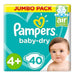 Pampers Dry Diapers Size 4 Plus, 40 Count x 2