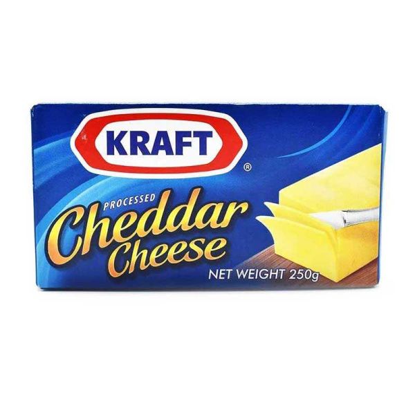 Kraft Block Cheddar Cheese 250g x 24