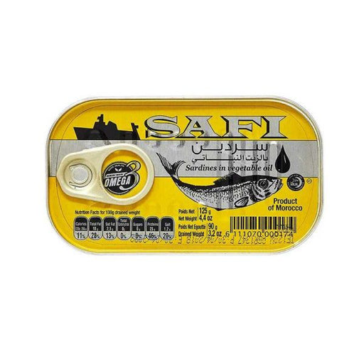 Safi Sardine In Vegetable Oil 125g x 50