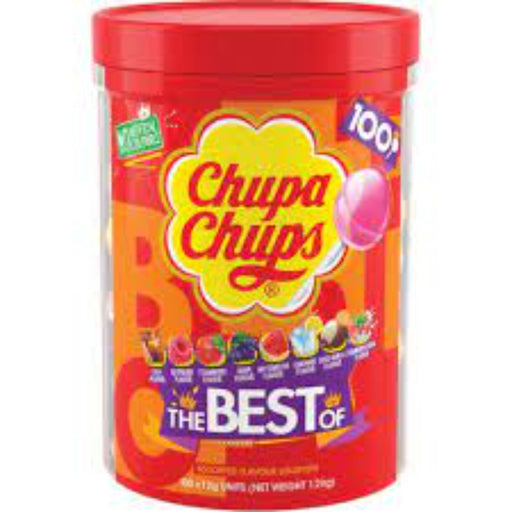 Chupa Chups Lollipops 100 x 12g