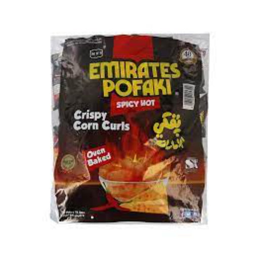 Emirates Pofaki Spicy Hot Cheese Flavor 12 x 80g