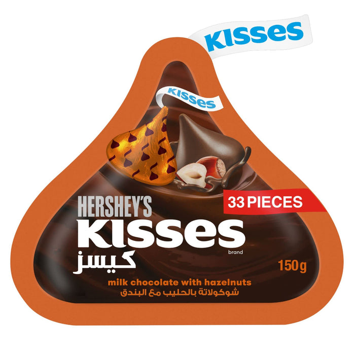 Hershey'S Kisses Milk Chocolate With Hazelnuts 150g