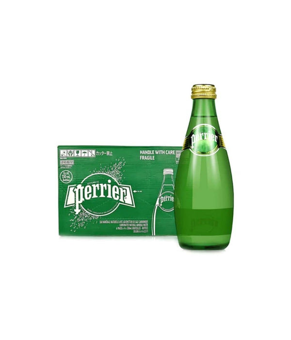 Perrier Carbonated Natural Mineral Water, 24 x 330ml