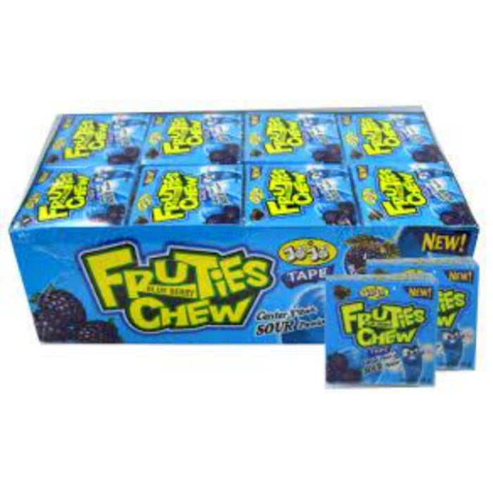 Jojo Frutie Blueberry Flavoured Chew Tape 24 x 18g