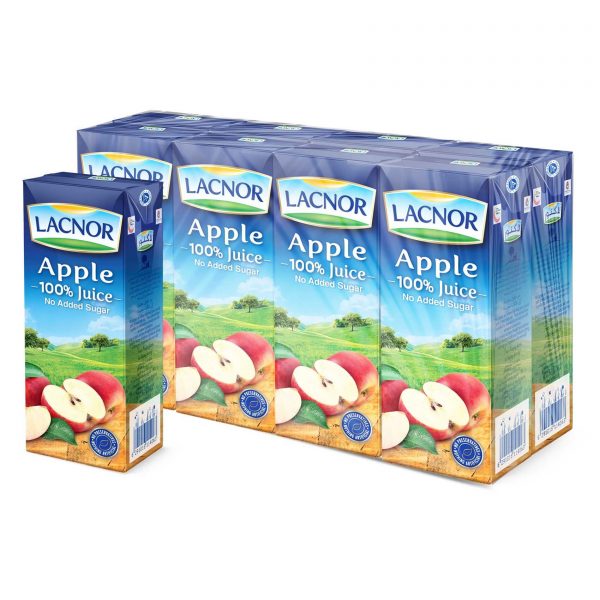 Lacnor Apple Juice 180ml x 32