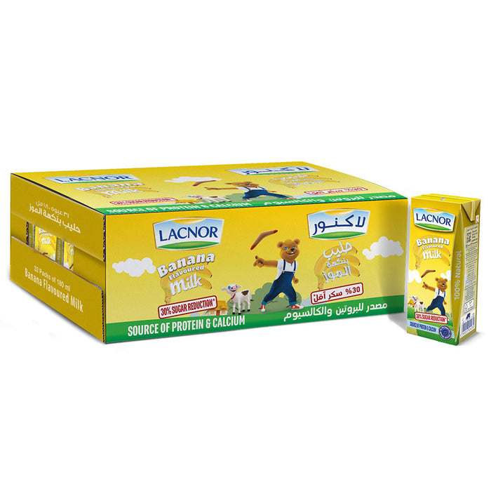 Lacnor Banana Milk 32 x 180ml