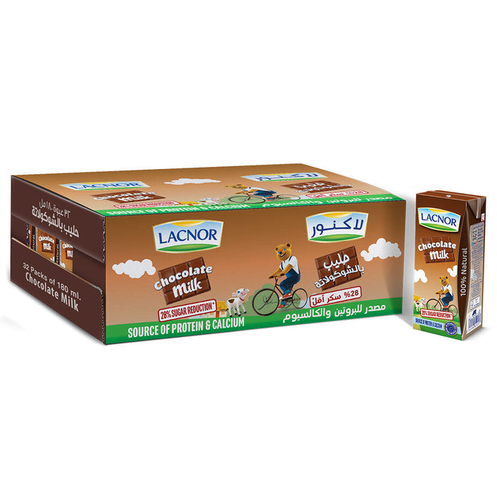 Lacnor Chocolate Milk 32 x 180ml