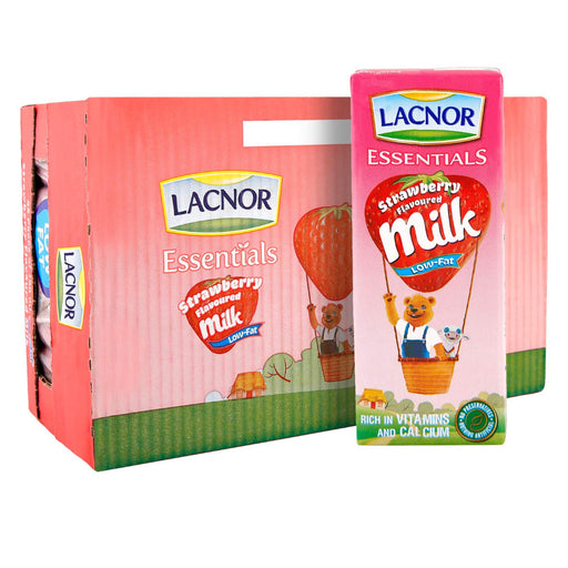 Lacnor Stawberry Milk 32 x 180ml