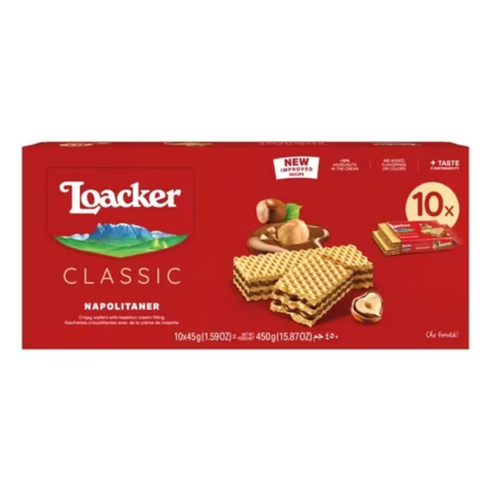 Loacker Classic Napolitaner 10 x 45g