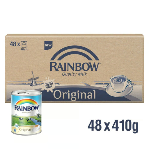 Rainbow Original Evaporated Milk, 48 Cans x 410g