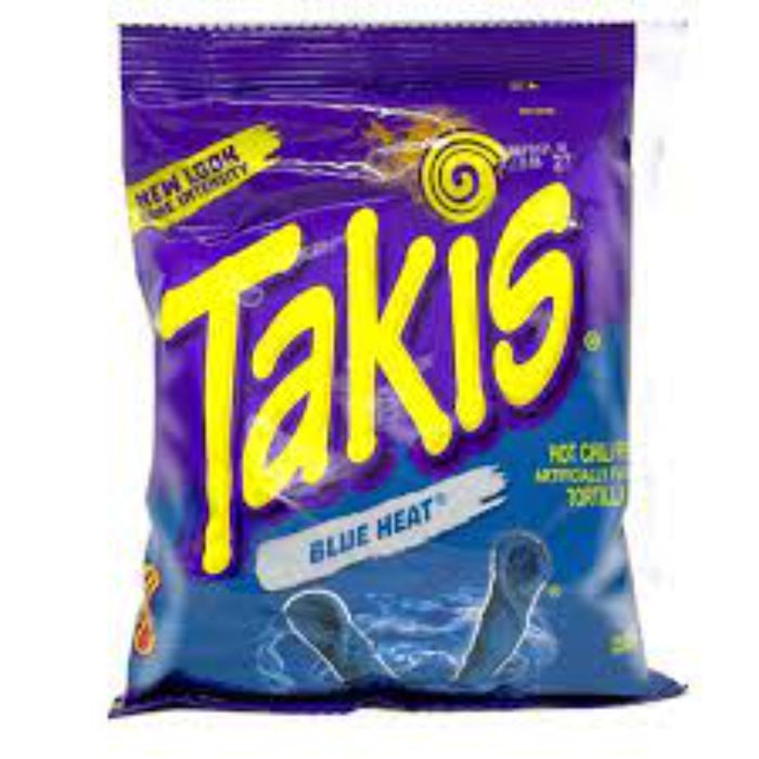 Takis Blue Heat Hot Chili Pepper Tortilla Chips 20 x 113g