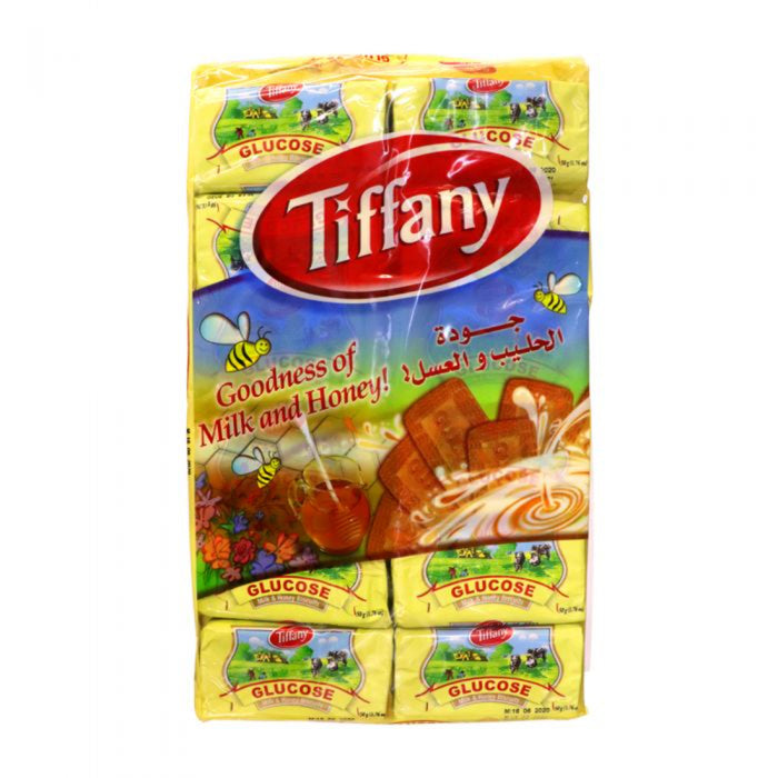 Tiffany Glucose Milk & Honey Biscuits 48 x 50g