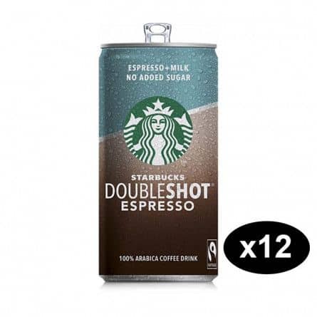 Starbucks Double Shot Espresso Coffee Drink 200ml x 12