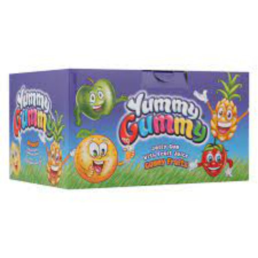 Yummy gummy Jelly gum With Fruit Juice gummy Fruits 24 x 20g