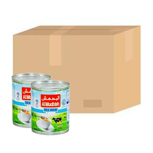 Al Mudhish Tea Milk Tin 48x410g