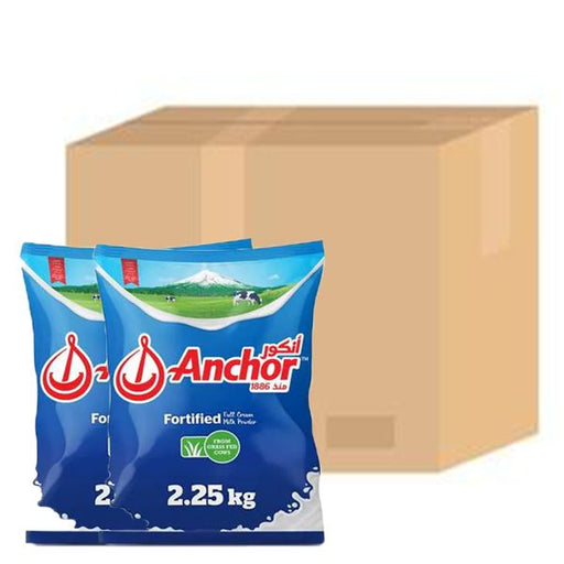 Anchor Fortified Full Cream Milk Powder 2.25kg x 6