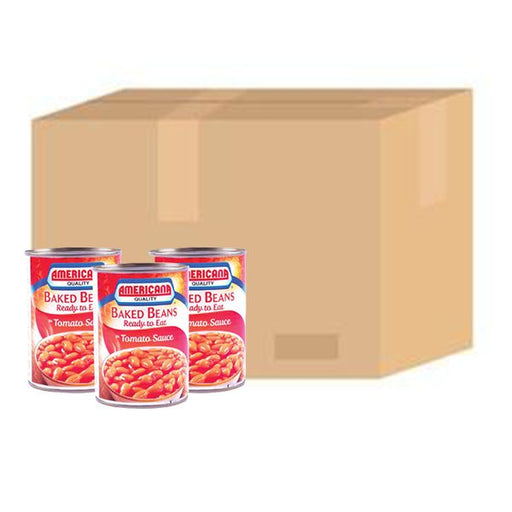 Americana Baked Beans in tomato Sauce 400g x3 , Box 0f 8