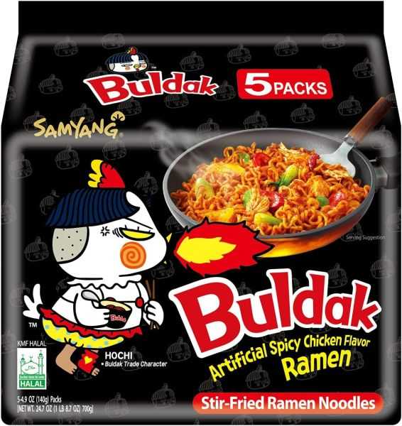 SAMYANG BULDAK ORIGINAL HOT CHICKEN 140g x 5