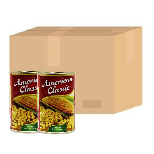 American Classic Whole Kernel Corn 400g x 24