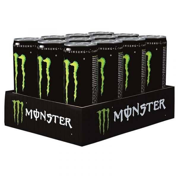 Monster Green Energy Drink 250ml x 12