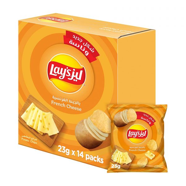 Lays French Cheese Potato Chips 23g x 12