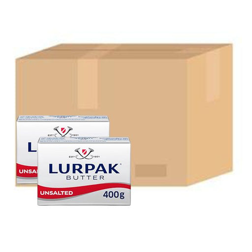 Lurpak 100% Butter Unsalted 400g,Box of 40