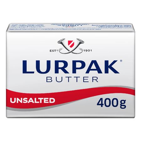 Lurpak 100% Butter Unsalted 400g