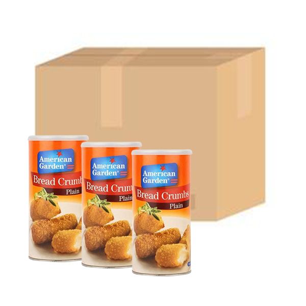 American Garden Bread Crumbs Plain 283g x 12